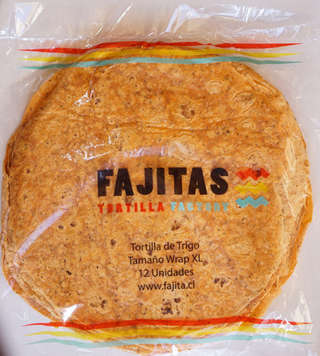 Producto Tortilla Trigo Tomate 12 pulgadas
