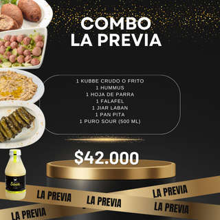 Producto COMBO LA PREVIA