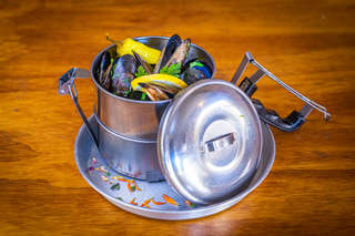 Producto Choritos al Vapor con Papas Fritas 