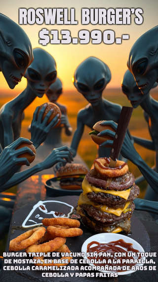 Producto ROSWELL BURGER