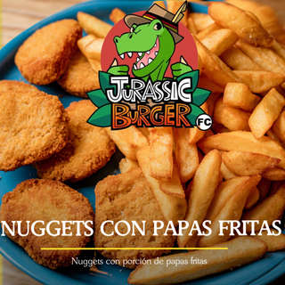 Producto Porcion de papas fritas con Nuggets