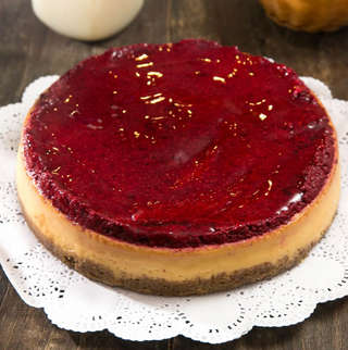 Producto Pastel Cheesecake de frambuesa Entero