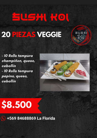 Producto 20 Piezas Veggie