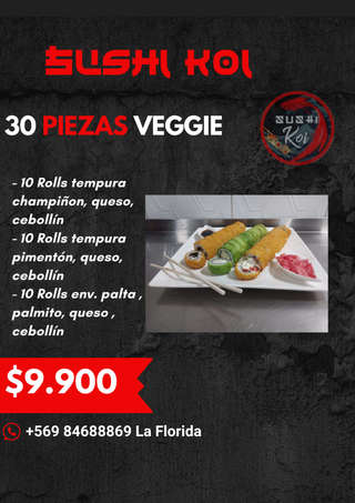 Producto 30 Piezas Veggie
