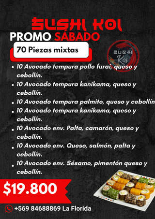Producto Promo Sábado