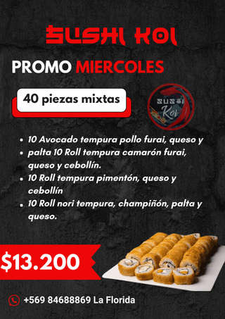 Producto Promo Miércoles