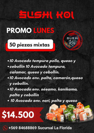 Producto Promo Lunes