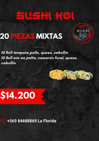 Producto 20 Piezas  Mixtas