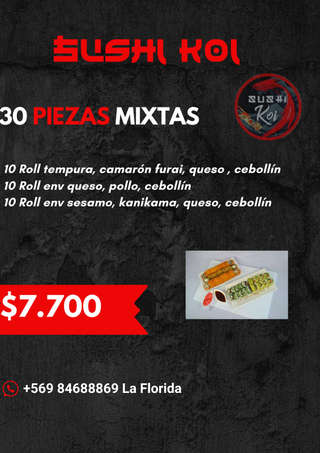 Producto 30 Piezas Mixtas