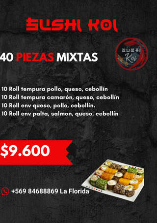 Producto 40 Piezas Mixtas