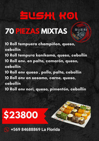 Producto 70 Piezas Mixtas