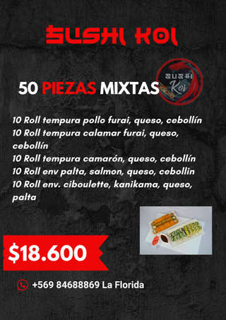 Producto 50 Piezas Mixtas
