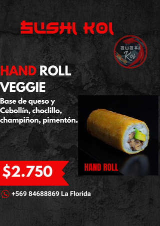 Producto Hand Roll Veggie