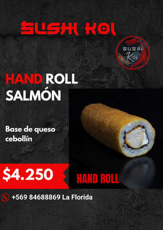 Producto Hand Roll Salmón