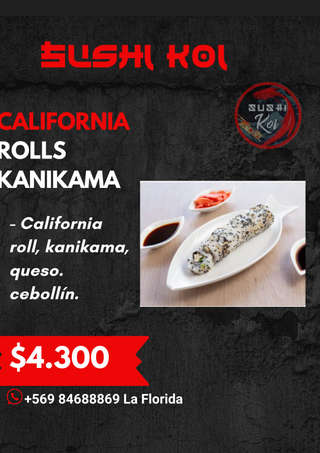 Producto California Rolls Kanikama