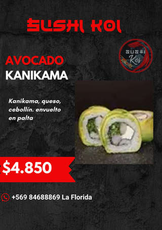 Producto Avocado Kanikama