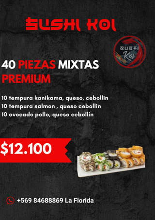 Producto 30 Piezas Mixtas premium