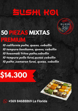 Producto 50 Piezas mixtas premium 