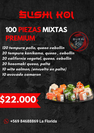 Producto 100 Piezas Mixtas Premium