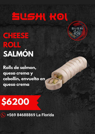 Producto Cheese Roll Salmón 