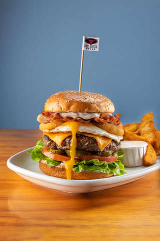 Producto American Burger + Papas