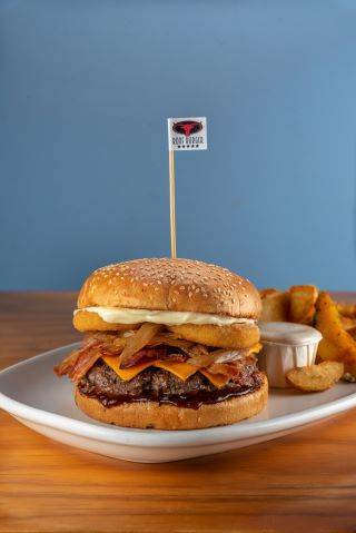 Producto BBQ Burger + Papas