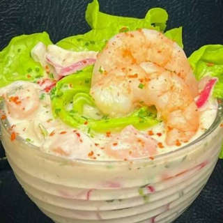 Producto Ceviche Salmón y Camarón