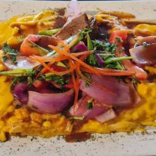 Producto Fetuccini a la huancaina con lomo Saltado