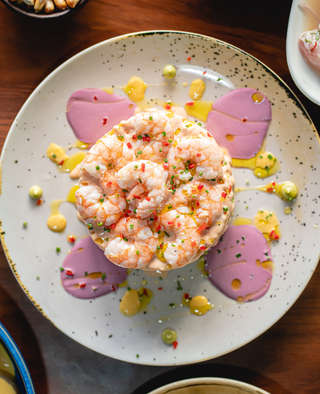 Producto Causa de camarones