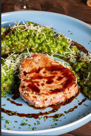 Producto Risotto al pesto con atún sellado