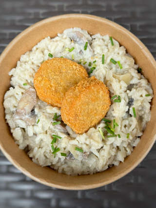 Producto Risotto de champiñón y Nuggets (Tamaño M)