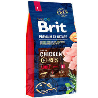 Producto Brit Premium By Nature Adulto Raza Grande 15K 