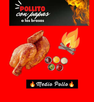 Producto Medio pollo solo