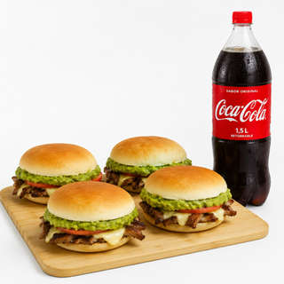 Producto 4 Churrascos con Bebida Familiar GRATIS