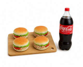 Producto 4 Sandwich de pechuga de pollo con Bebida familiar GRATIS