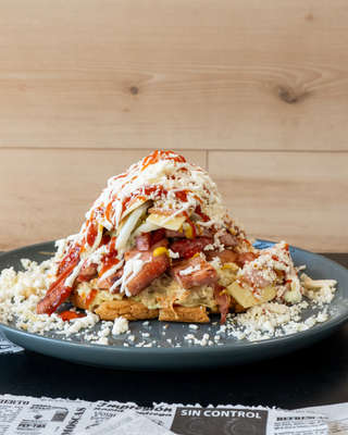 Producto Arepa Cabimera Chuleta Ahumada