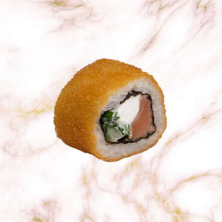 Producto Rolls Salmon Queso Crema Frito en Panko 
