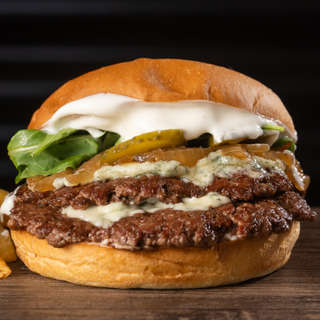 Producto Doble Blue + papas + salsa