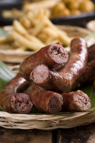 Producto Longaniza artesanal ahumada