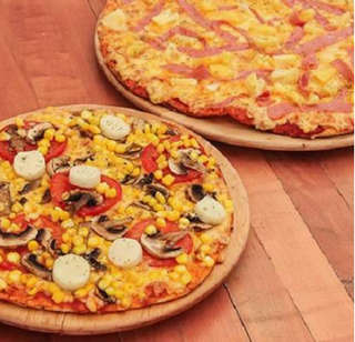 Producto Duo Pizza Familiar y Mediana