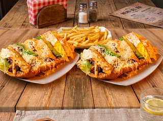 Producto 2 Pepitos Mack + papas fritas