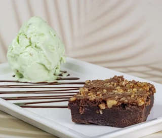 Producto Brownie con Helado