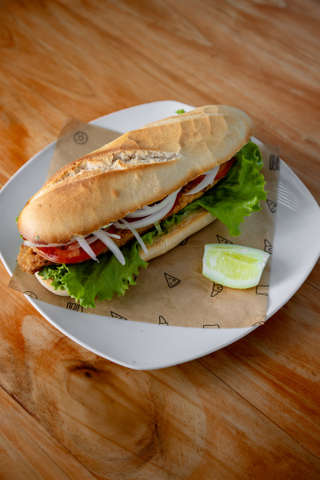 Producto Sandwich Pescado del día