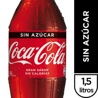Producto Coca Cola Zero Litro y medio