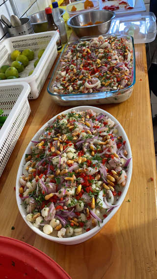 Producto Fuente Ceviche Mixto de Reineta