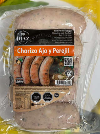 Producto CHORIZO CON AJO Y PEREJIL