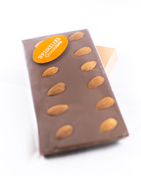 Producto Barra Choc Leche con Almendras 125 grs aprox