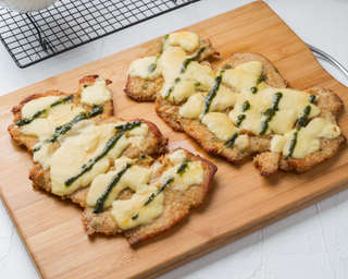 Producto Milanesa de pollo queso y pesto de albahaca