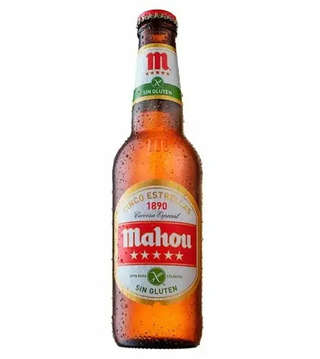 Producto Mahou 5 Estrellas Sin Gluten 330