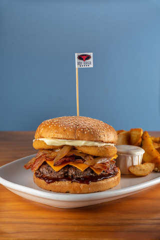 Producto 30% OFF BBQ Burger + Papas